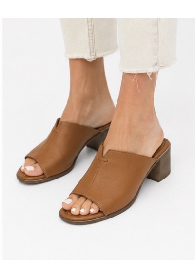N Napa Shoe Np.1513.taba.deri Terlik