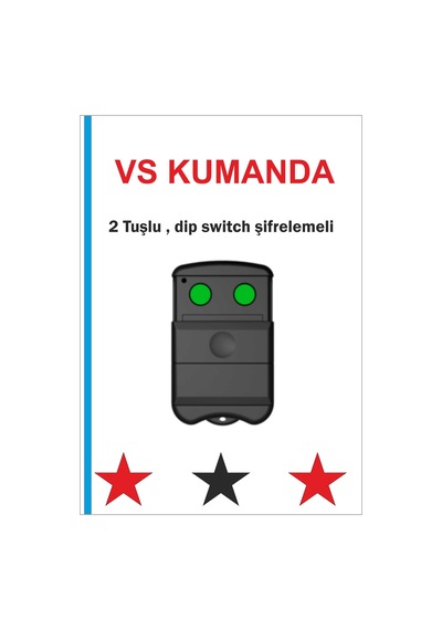 Vs Kumanda . Kontal Kumanda . Bahçe Kapı Kumandası