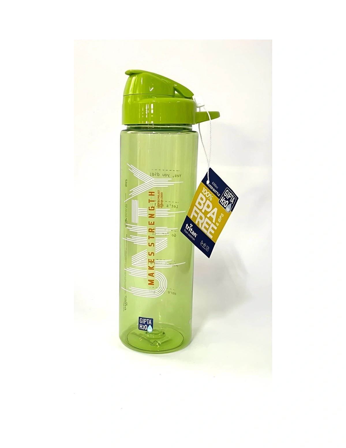Tritan Boyalı Desenli Matara 600 Ml Yeşil