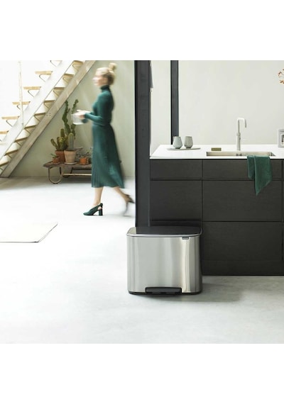 Brabantia Çöp Kutusu 36 Lt Pedallı Bo Mat Steel 121487