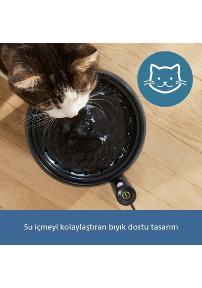 Tr 3000 Serisi Akıllı Su Pınarı, Dökülme Önleyici Kase, Hareket Aktivasyonu, 2.2l, Dolum İzleme, Fısıltı Sess