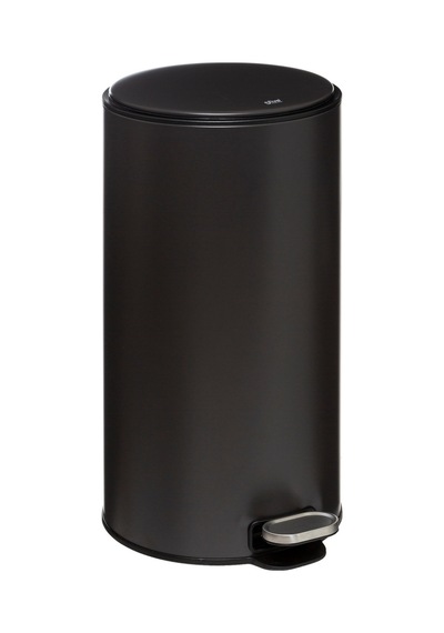 5five Çöp Kovaları Simply Smart Delta 30 Lt Metal Siyah