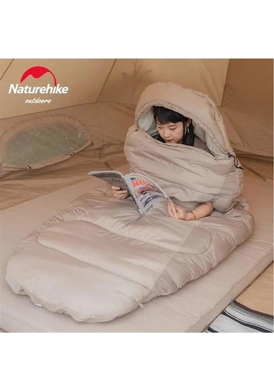 Naturehike Ps200 Oval Ultralight Uyku Tulumu -4 C Cloudy Grey Left Açık Gri