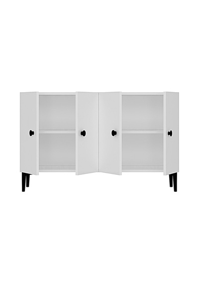 Ka1205b Pella120 Konsol, Kahve Köşesi Ve Tv Sehpası Beyaz 120cm Beyaz Ka1205b Pella120 Konsol, Kahve Köşesi Ve Tv Sehpası Beyaz 120cm Beyaz