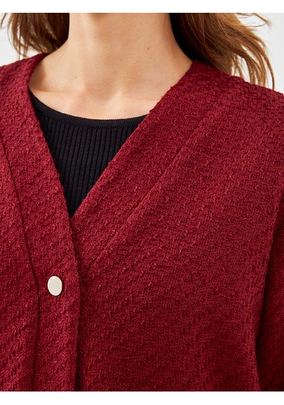 Lcwaıkıkı Classic Bordo Hırka