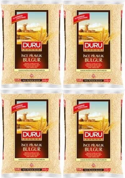 Duru İnce Pilavlık Bulgur 4 x 1 KG