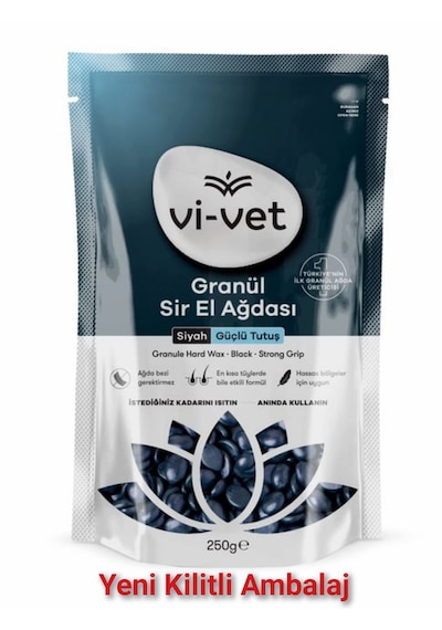 Vivet Granül Sir Ağda Black 250 Gr 3 Adet + Vivet Ağda Temizleme Ve Masaj Yağı Vitamine 125 Ml