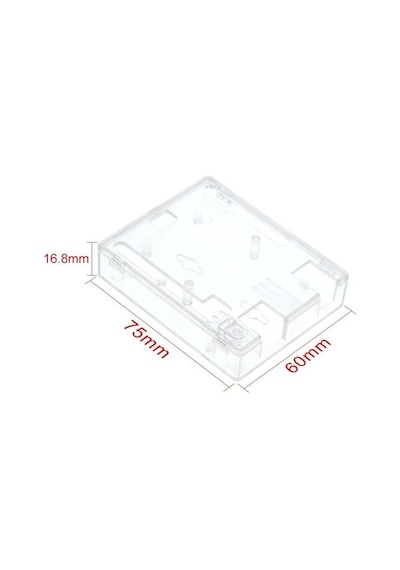 Alkatronik-Arduino Uno R3 Plastik Koruma Kutusu Vidalı Pleksi Kutu