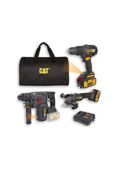 18v Darbeli Akülü Vidalama Kombo Set, Hafif Ve Taşınabilir