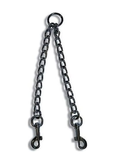 Nunbell 2'li Köpek Gezdirme Zincir Tasma 19 Cm Çok Renkli