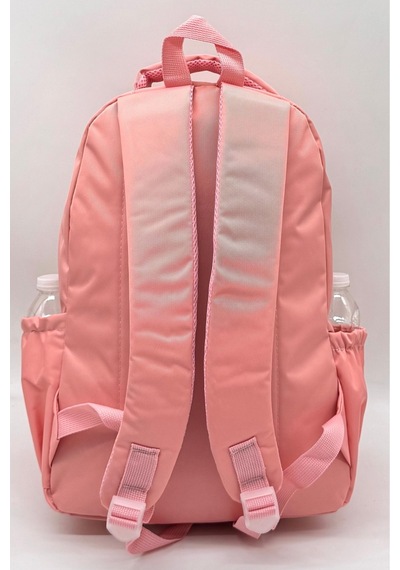 2300 Günlük Sırt Çantası Suya Dayanıklı Kumaş Unisex Okul Çantası Pudra Pudra Pembe