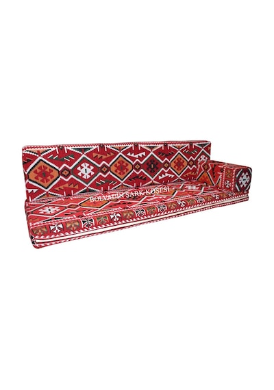 Erbasonline Mtk411-401 Şark Köşesi Kırmızı Halı Ds. Üçlü Minder Takımı 160Lık