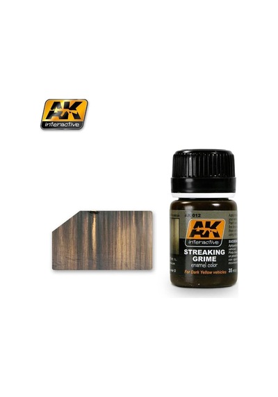 35 Ml. Kirli Çizgi Efekti Enamel Maket Boyası, Ak Interactive 012 Standart