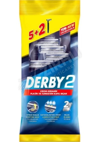 4 Adet Derby Samurai 2 Tıraş Bıçağı 7 Li Poşet 5 + 2