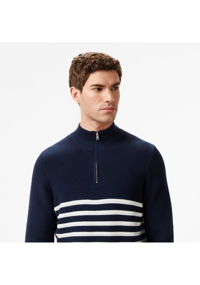 Nautica Erkek Lacivert Classic Fit Kazak Çizgili S57216t Lacivert