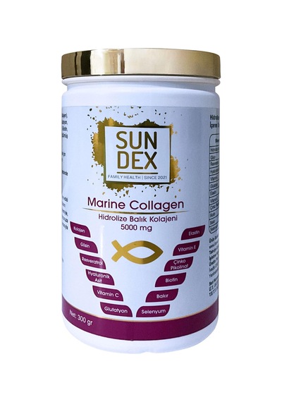 Sundex Marine Collagen Hidrolize Balık Kolajeni 300 G