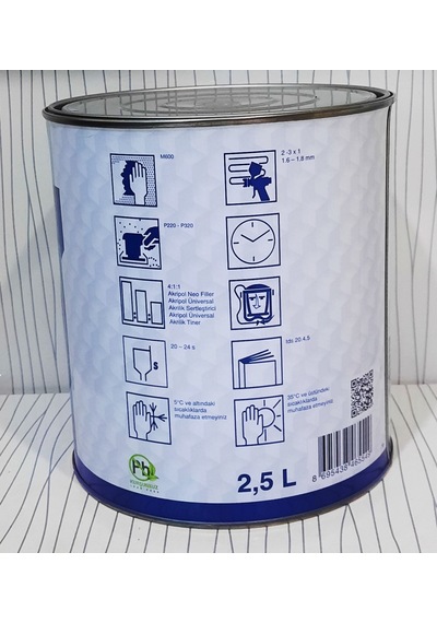 Akzo Nobel Neo Filler 4+1 Akrilik Astar Gl 2.5L