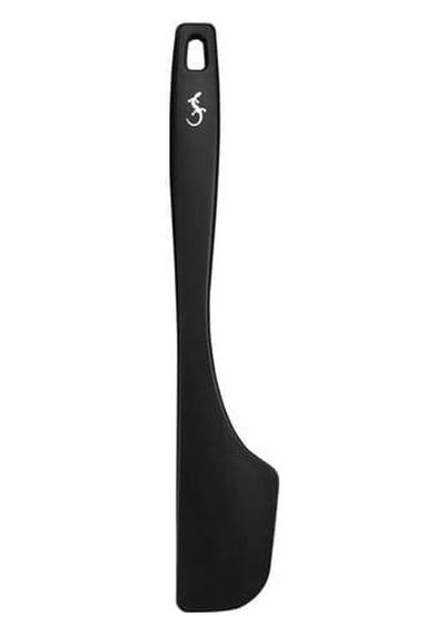 Lurch - Platin Silikon Hamur Kazıyıcı 28 Cm Siyah - Yanmaz, Yapışmaz, Bükülmez, Çizmez, Tat Ve Koku Bırakmaz - 240606