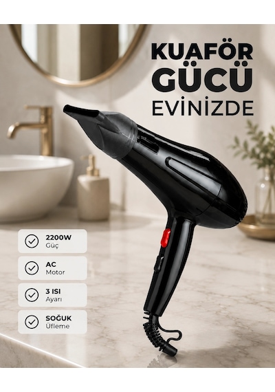 Kargo Hızlı Kurutma Ve Şekillendirme İçin Profesyonel Saç Kurutma Makinesi Najmaddin