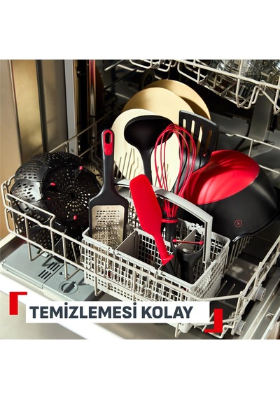 Tefal Ingenio+ Isıya Dayanıklı Çırpıcı 002 Kırmızı