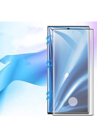 Samsung Galaxy Note 20 İle Uyumlu Şeffaf Esnek Kavisli Ekranı Tam Kaplayan Pet Ekran Koruyucu
