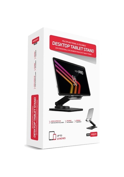4 Eksenli 360 Derece Dönen 12 Inc Ekrana Kadar Tüm Tablet Ve Telefonla Uyumlu Ayaklı Stand Tms30