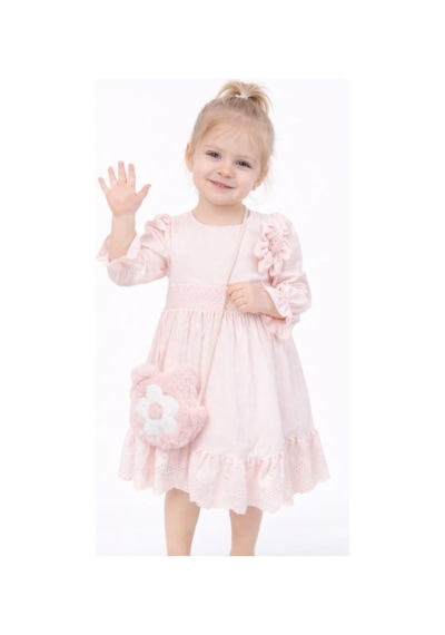 İrem Çocuk Giyim Kız Çocuk Güpürlü Balon Kol Model Bilekleri Lastikli Peluş Çantalı Pudra Renk Midi Boy Elbise Pudra İrem Çocuk Giyim Kız Çocuk Güpürlü Balon Kol Model Bilekleri Lastikli Peluş Çantalı Pudra Renk Midi Boy Elbise Pudra