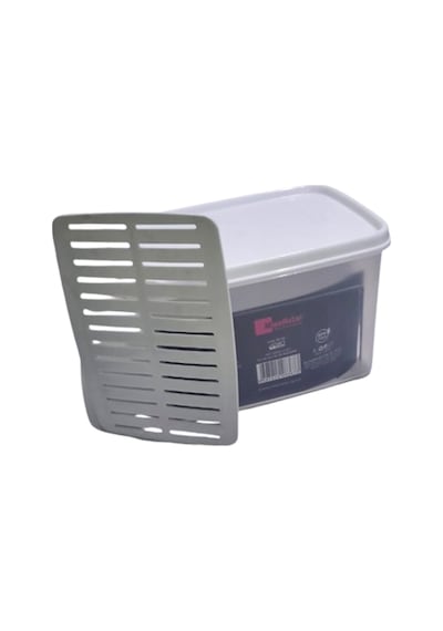 Geseus Moonstar Süzgeçli Peynir Saklama Kabı 2 Litre Bpa Free Ms06 Beyaz