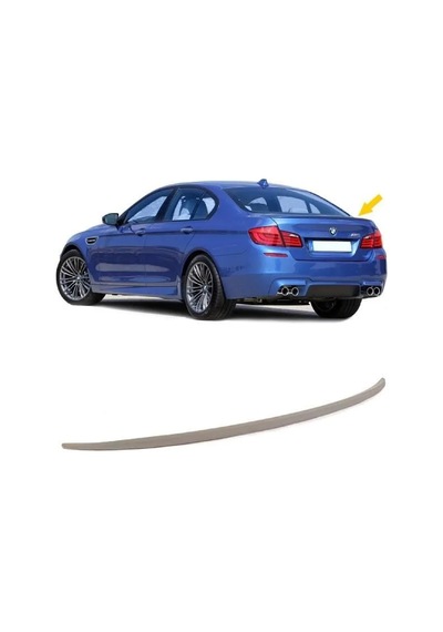 BMW F10 2011.2017 5.SERİ PLASTİK BOYASIZ M5 İNCE SPOYLER