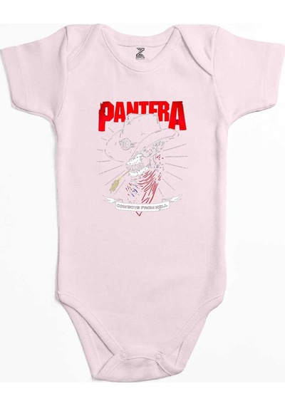 Zepplin Giyim Pantera Cowboys Siyah Bebek Body Zıbın