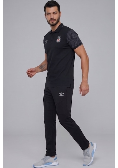 Beşiktaş Lisanslı Umbro Eşofman Altı+polo T-shirt 03-siyah