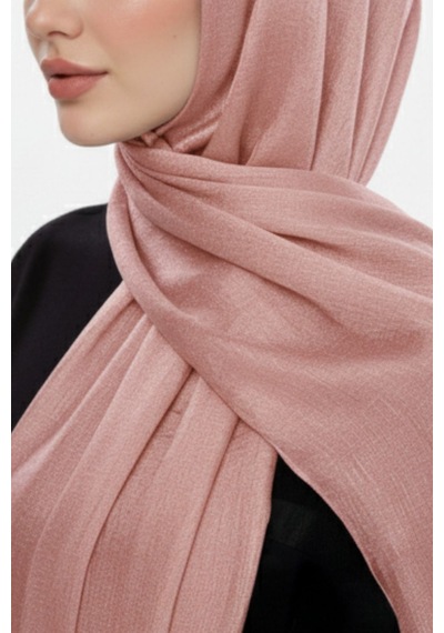 Mizalle Sim Dokulu Pembe Şal Pembe