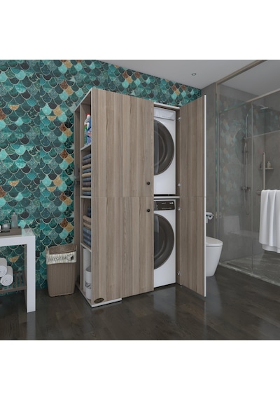 Kenzlife Çamaşır-Kurutma Makinesi Dolabı Kapaklı Foka Sol Crd 180*090*60 Banyo Arkalıksız Çok Renkli Kenzlife Çamaşır-Kurutma Makinesi Dolabı Kapaklı Foka Sol Crd 180*090*60 Banyo Arkalıksız Çok Renkli