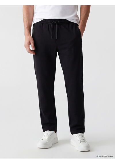 Lcwaıkıkı Classic Siyah Regular Fit Erkek Eşofman Altı