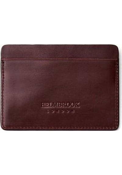 Helmbrook London Elton Erkek Kahve Plus Color Deri İnce Tasarım Çok Bölmeli Rfid Korumalı Kartlık Kahverengi