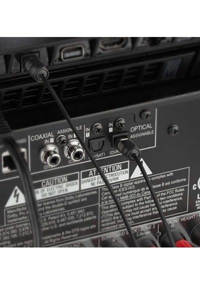 Toslink Fiber Optik Multimedya Ses Kablosu 2.2Mm 2 Metre Uzunluk