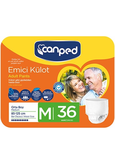 Canped Emici Külot Orta Boy Medium 36 Adet