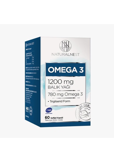Naturalnest Omega 3 1200 Mg 60 Kapsül