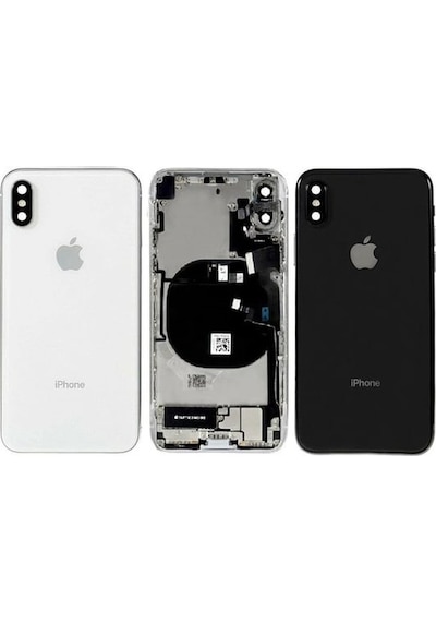 Apple Uyumlu iPhone X Full Dolu Kasa Siyah