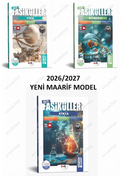 Ulti Yayınları 9. Sınıf Fizik Biyoloji Ve Kimya Konu Anlatımlı Fasikülleri Seti Maarif Model