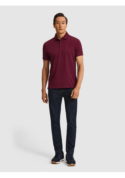 Cacharel Erkek Bordo Tişört Basic 50320657-vr014 Kirmizi