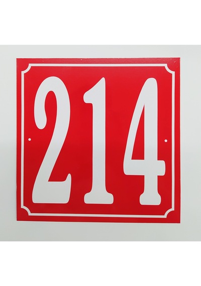 Kapı Numarası 20X20 Cm, Bina, Apartman, Işyeri Numarası (471700084)