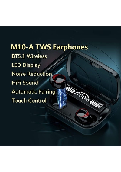 Time&Tech M10 Bluetooth 5.4 Kulak İçi Oyuncu Kulaklığı