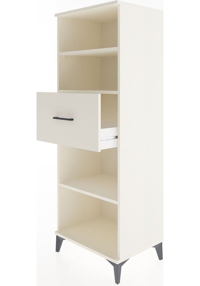 Hyperion Dolap 3 Raflı Tek Çekmeceli 60x44x163 Aytaşı-aytaşı Aytaşı