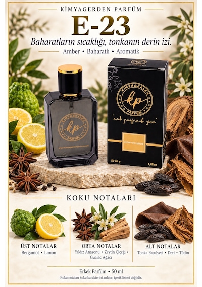 KP E-23 Erkek Parfüm EDP 50 ML