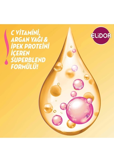 Elidor Superblend İpeksi Yumuşaklık Saç Bakım Şampuanı 400 ML