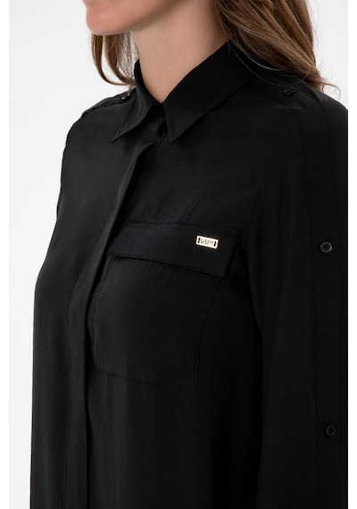 U.s. Polo Assn. Getre-tnk Siyah Kadın Gömlek 2240010 Siyah