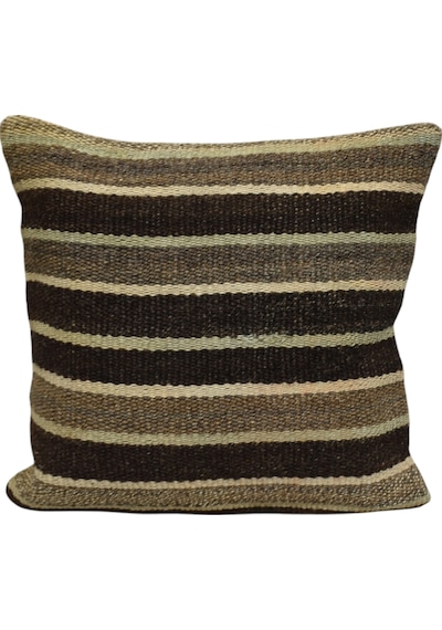 Zehra Abla Halı Yeni El Dokuma Dekoratif Kilim Kırlent Yastık Kılıfı 6796 Çok Renkli