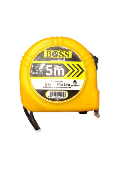 Boss Şerit Metre 5m X 25 Mm