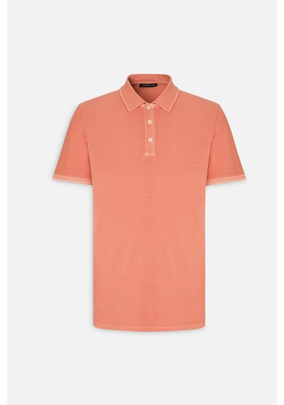 AC&Co / Altınyıldız Classics Erkek Kıremıt Slim Fit Dar Kesim %100 Pamuk Polo Yaka Tişört Kiremit